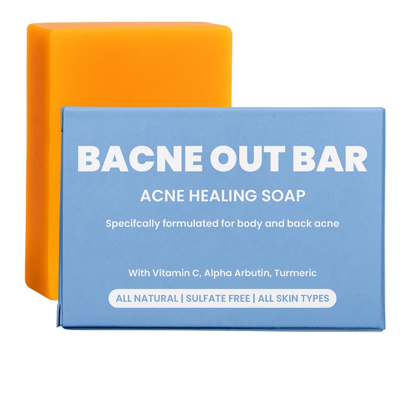 Bacne Out Bar Back Acne Soap Suitable for Back, Face, Chest, Shoulders