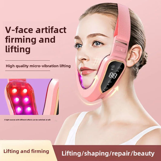 LED V-Face Lifting Massager | EMS Facial Sculpting & Firming Device