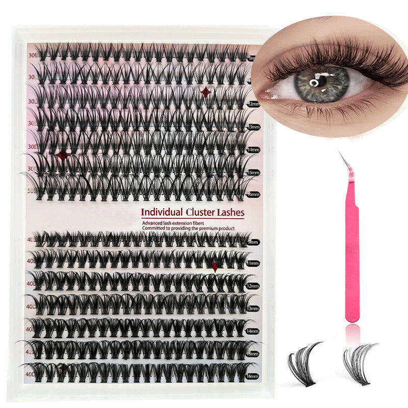 Jielilai Individual Cluster Lashes | Wispy Reusable Lash Clusters