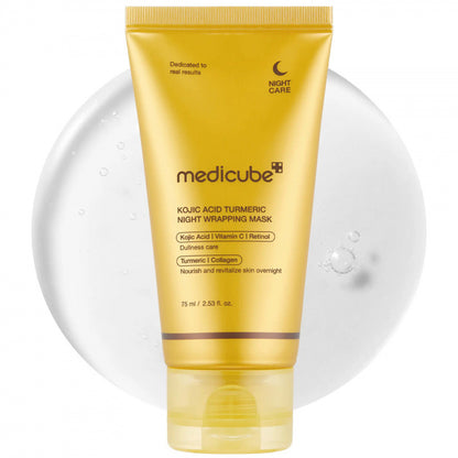 Medicube Kojic Acid Turmeric Night Wrapping Mask | Brightening Overnight Sleeping Mask