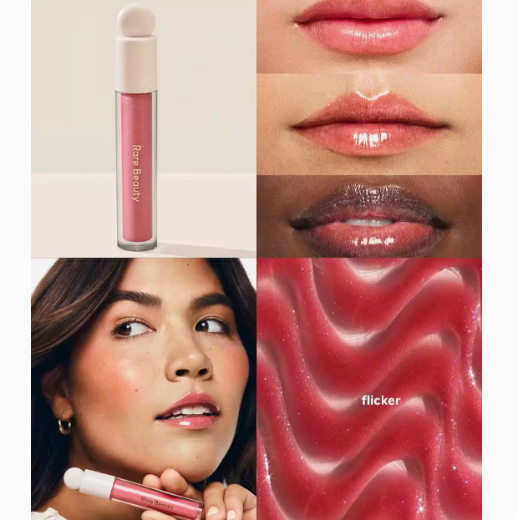 Rare Beauty Shimmer Lip Gloss | Hydrating High-Shine Lip Gloss