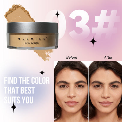 MLSmile Setting Powder | Flawless Matte Finish & Long-Lasting Shine Control