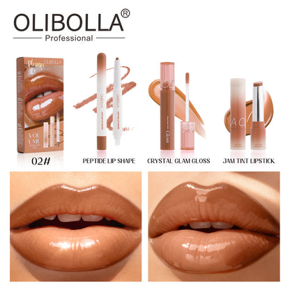 Volume Lip Sculpt Trio – Lip Liner & Gloss Set