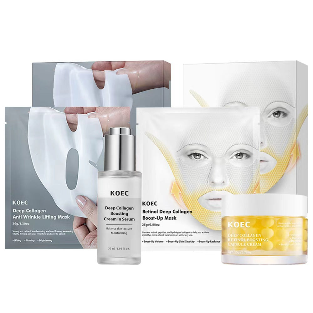 KOEC Deep Collagen Skincare Collection | Retinol & Peptide Anti-Aging Skincare Set