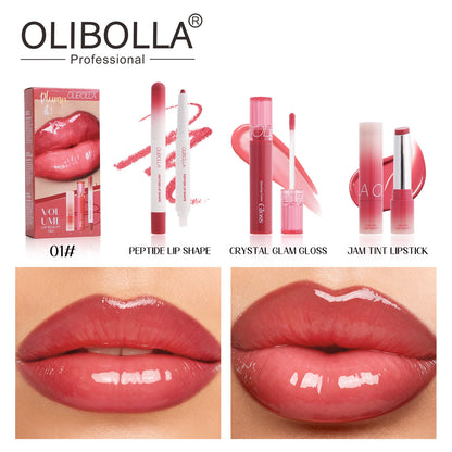Volume Lip Sculpt Trio – Lip Liner & Gloss Set