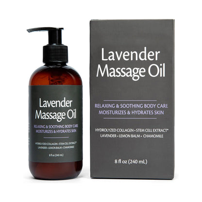 Massage Oil with Collagen & Stem Cell Infused | Firming & Hydrating Body Oi