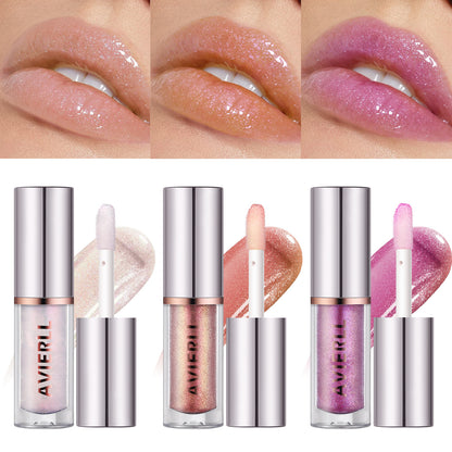 Avierll Glitter Lip Gloss | Hydrating Glitter Lip Gloss