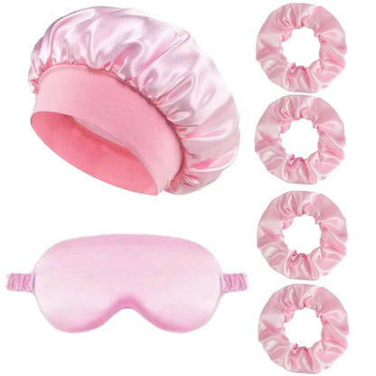 Satin Self-Care & Beauty Accessories Set
