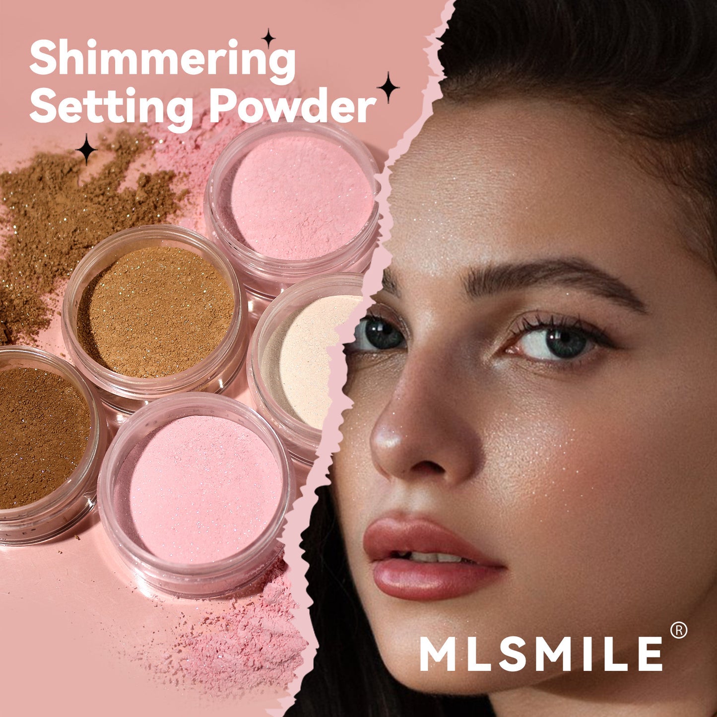 MLSmile Setting Powder | Flawless Matte Finish & Long-Lasting Shine Control