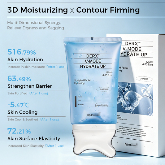 DERX V-Mode Hydrate Up Sculpted Facial Hydrating Cream | Barrier Repair Moisturizer